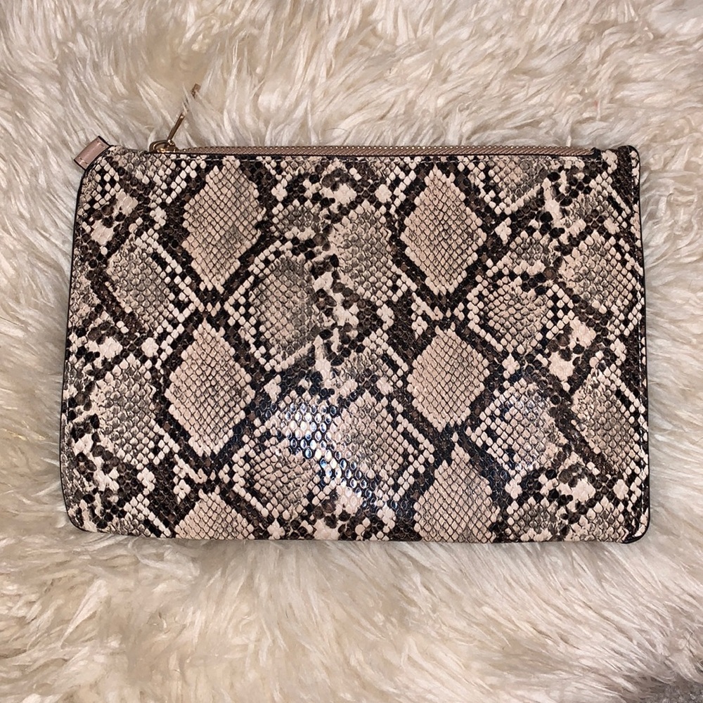 “A new day” Snakeskin (flat) clutch